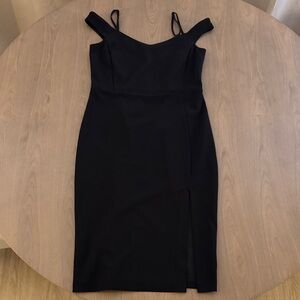 Express Black Midi Dress